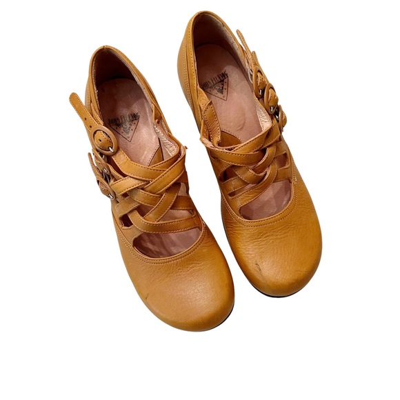 John Fluevog Luxon Multi-Strap Mary Janes Yellow size 8 - Picture 2 of 12